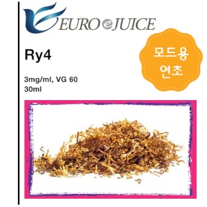 [RY4] 용량30ml, RS-Nicotine 포함 완성형액상, 농도3mg, VG60 모드전용 - 티에프몰